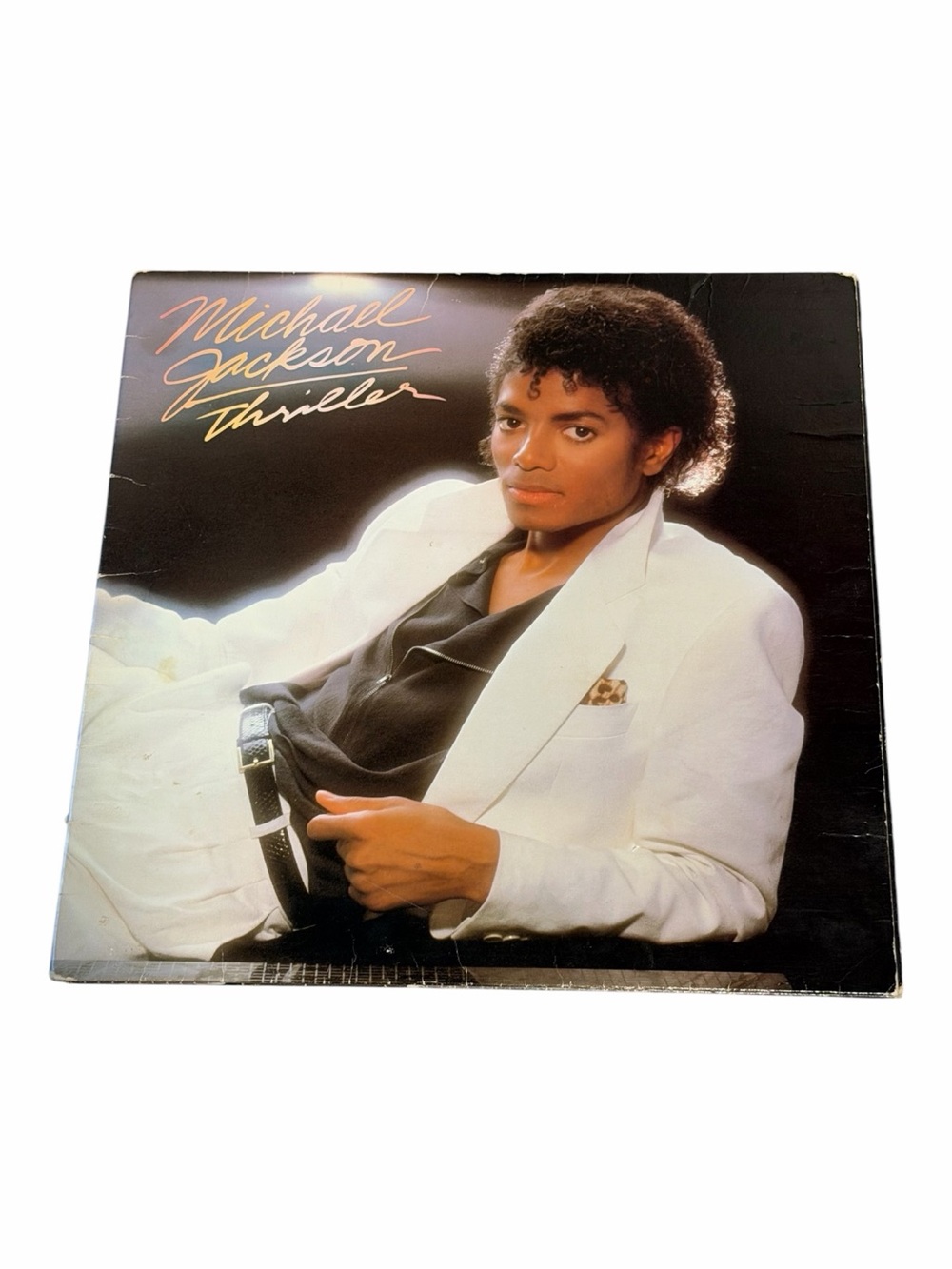 VINTAGE Epic Records 1982 Michael Jackson THRILLER Vinyl Record.